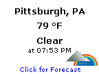 Click for Pittsburgh, PA Forecast
